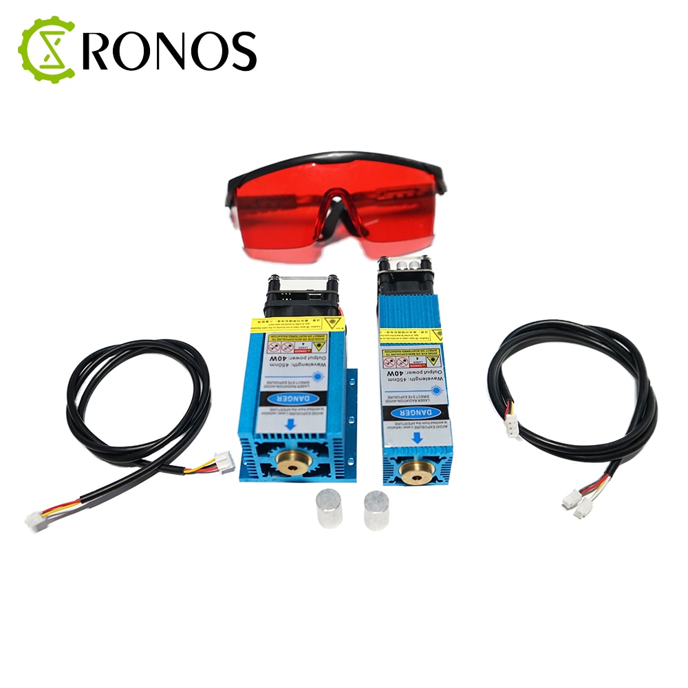 Laser Module 40W Fixed Focus Laser Head 450nm Blue Laser TTL Module Set For Laser Engraver Machine Wood Marking Cutting Tool - Image 5
