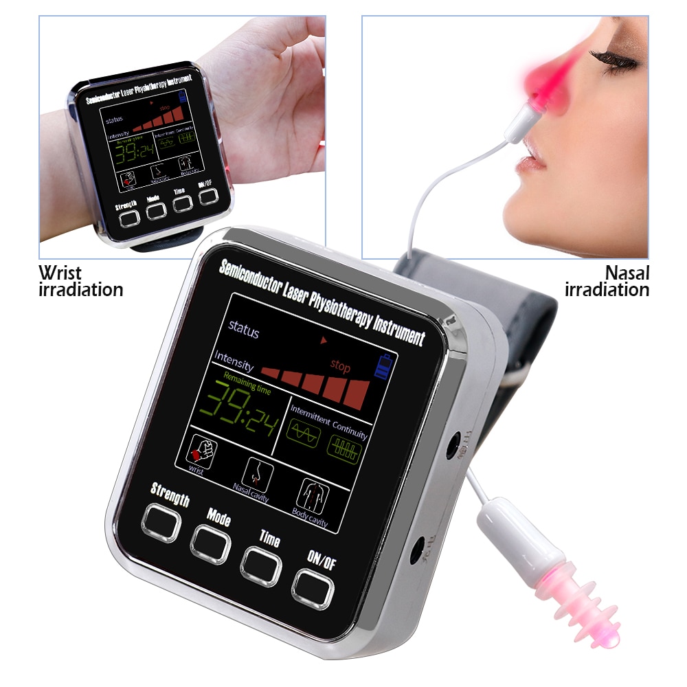 Laser Physiotherapy Wrist Diode LLLT For Diabetes Hypertension Treatment 12 Laser Diabetic Watch Laser Sinusitis Therapy Watch - Image 5