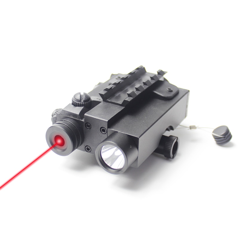 Laserspeed Aluminum Compact Green/Red Laser Sight with Weapon Light Tactical Laser Light Combo with Pressure Switch - Image 2