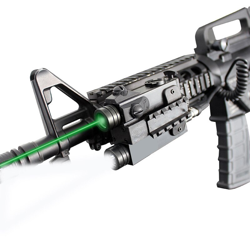 Laserspeed Aluminum Compact Green/Red Laser Sight with Weapon Light Tactical Laser Light Combo with Pressure Switch - Image 4