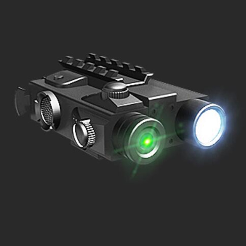 Laserspeed Aluminum Compact Green/Red Laser Sight with Weapon Light Tactical Laser Light Combo with Pressure Switch - Image 5