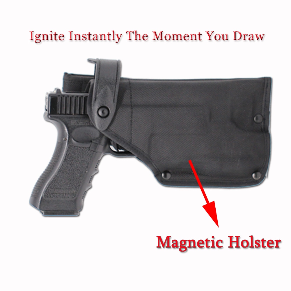 Laserspeed Green Laser Sight White Flashlight Combo with Matched Magnetic Induction Holster For Handguns Self Defense - Image 4