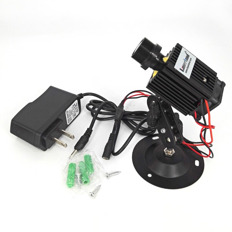 Long Time Continuous Working Escape Room Fat Beam Green Laser Diode Module Stage Lighting Effects 3VDC Fan Mount