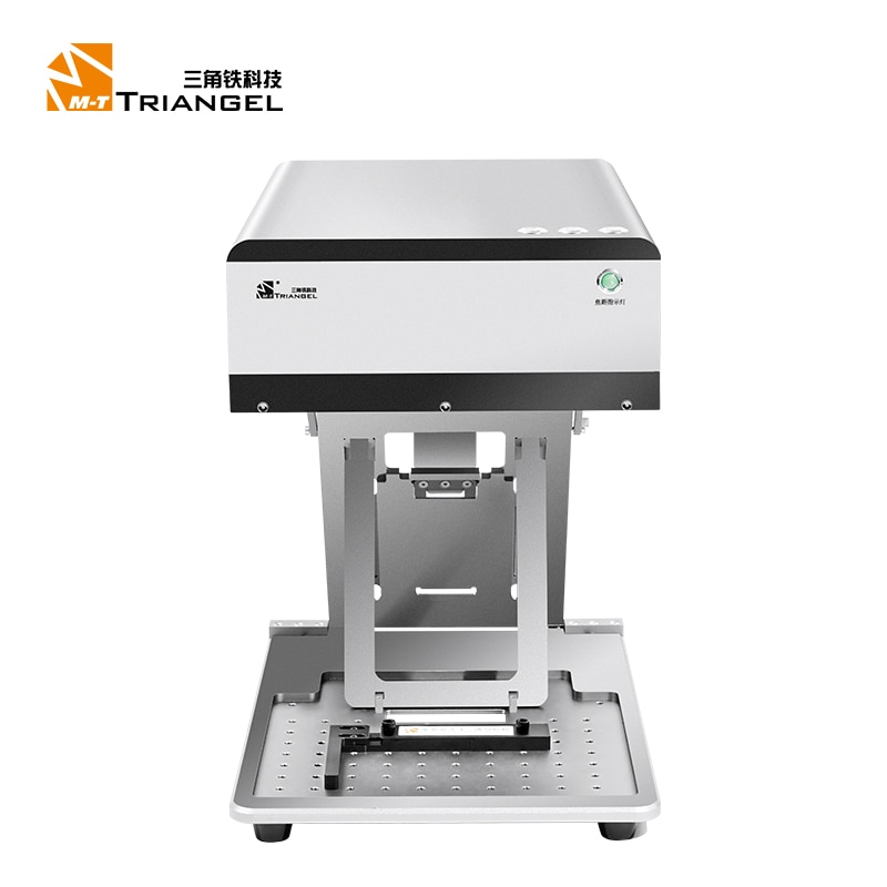 M-Triangel Z one Foldable Auto Focus 20W Fiber Laser Marking Back Glass Separating Back cover Remover machine - Image 2