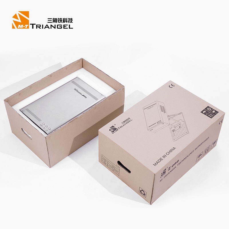 M-Triangel Z one Foldable Auto Focus 20W Fiber Laser Marking Back Glass Separating Back cover Remover machine - Image 5