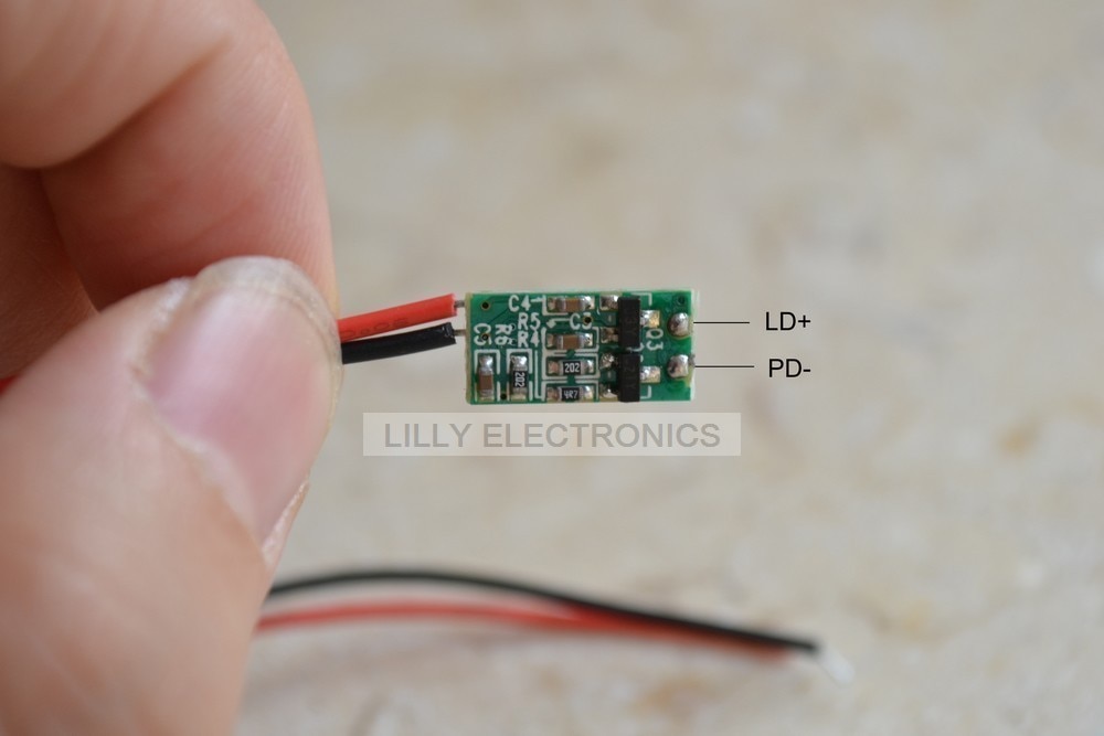 M-type Common-cathode Pin Laser Diode Drive circuit Board PCB Constant Power APC DIY Lab - Image 2