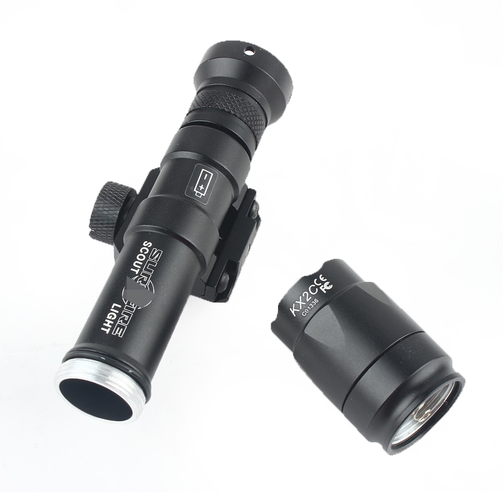 M600 M600B Scout Light Tactical Mini LED Flashlight 20mm Picatinny Hunting Keymod Rail Mount Weapon Light for Outdoor Sports - Image 3