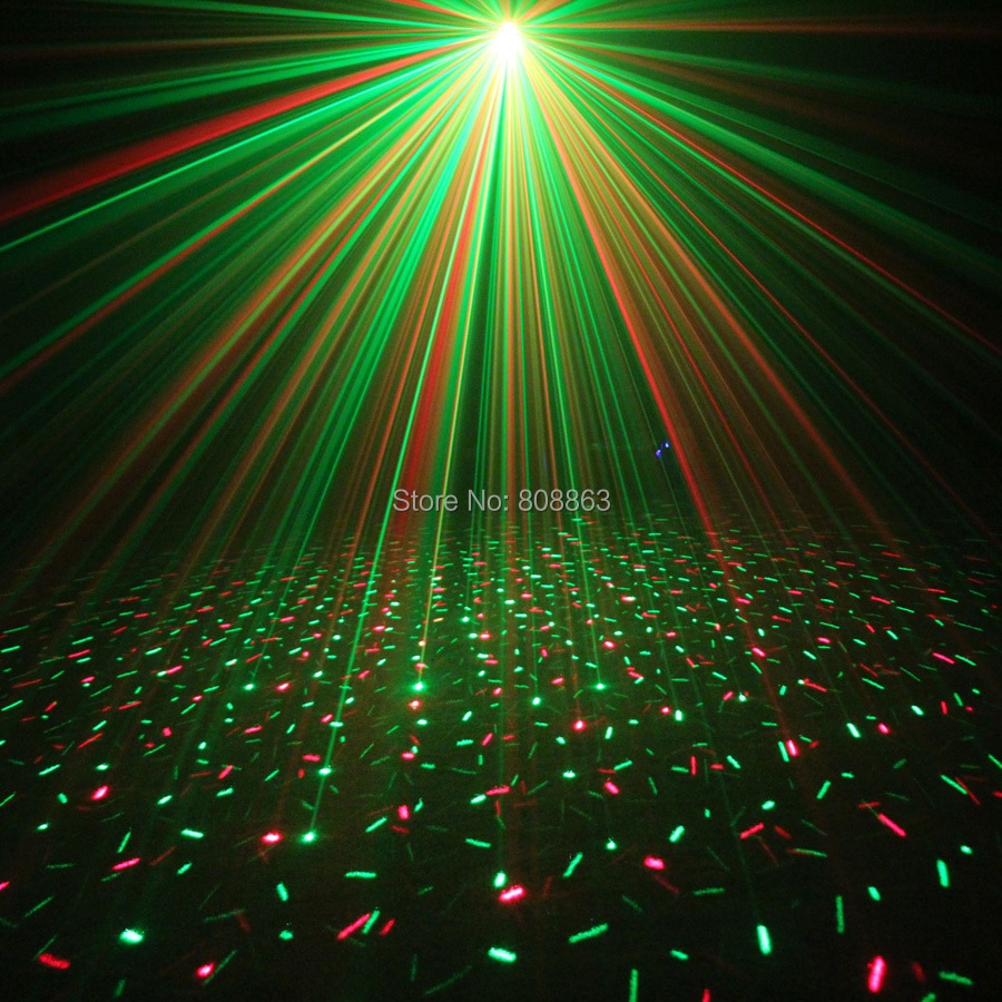 MINI Small R&G Laser Full stars Projector DJ Dance Disco Bar Family Party Xmas Effect Stage Effect Light Show Y10