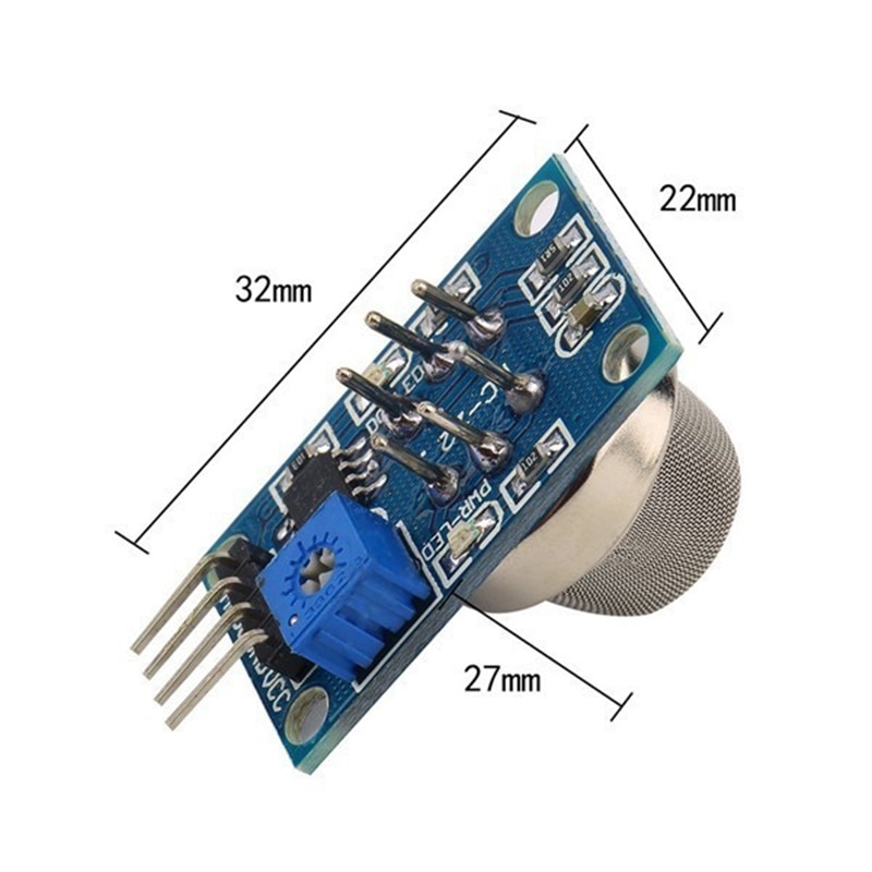 MQ135 MQ-135 Air Quality Sensor Hazardous Gas Detection Module For Arduino LM393 DC 5V Dual Signal Output TTL Stable With Lights - Image 2