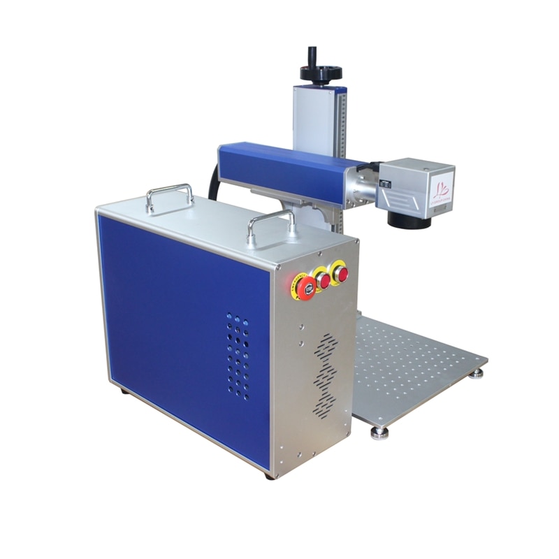 Master Oscillator Power-Amplifier 20W 30W Fiber Laser Nameplate Color Marking Machine Impulse Frequency 2000KHz with Rotary Axis - Image 2