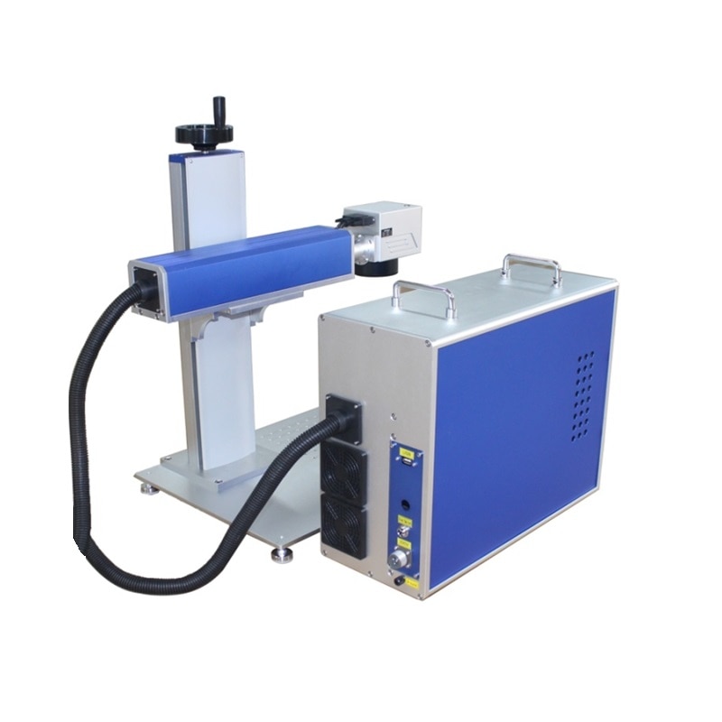 Master Oscillator Power-Amplifier 20W 30W Fiber Laser Nameplate Color Marking Machine Impulse Frequency 2000KHz with Rotary Axis - Image 3