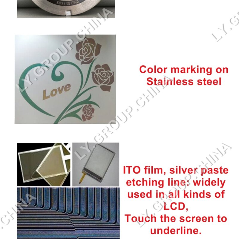 Master Oscillator Power-Amplifier MOPA separated Fiber Laser Nameplate Mark Machine 20W 30W Color marking on Stainless Steel - Image 5