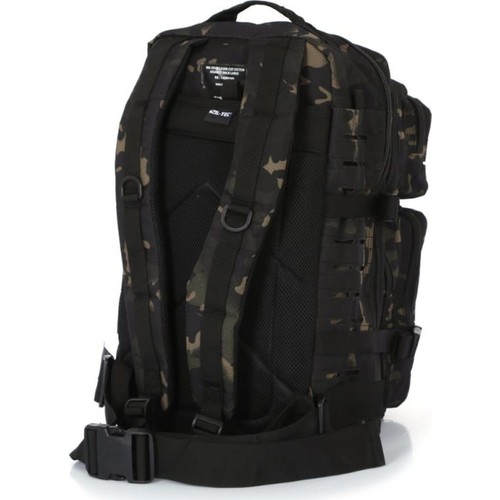 Mil Tec Laser Cut Black Camouflage Tactical Military 50 Liters Backpack - Image 2