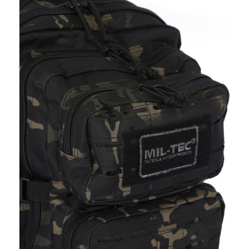 Mil Tec Laser Cut Black Camouflage Tactical Military 50 Liters Backpack - Image 3