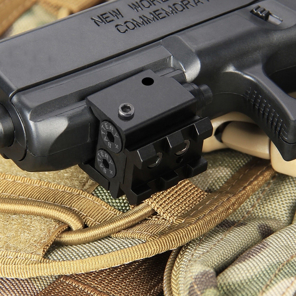 Mini Adjustable Compact Red Dot Laser Sight with Detachable Picatinny 20mm Rail for Pistol Air-gun Rifle Hunting Accessious - Image 5