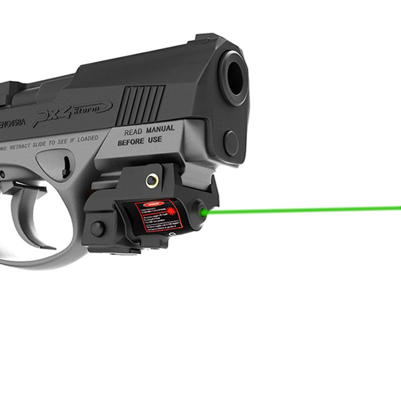 Mini Aiming Green Laser Sight Tactical Mira Laser 9mm Gun Sight for with Rechargeable Battery mira laser para pistola
