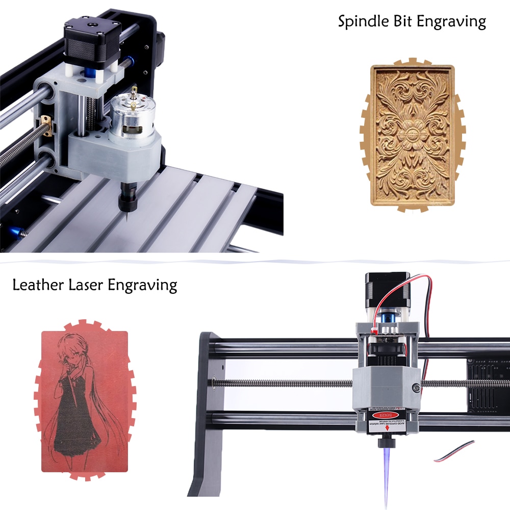 Mini CNC Laser Router Engraving Machine DIY CNC 3018 Pro MAX GRBL Offline Controller 1000mW 2500mW 5500mW 7W 10W 15w Module - Image 2