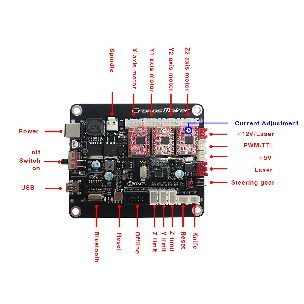 Mini CNC3018 Pro 15W Laser Engraving Machine with 500mw 2500mw 5500mw Head ER11 Wood Router Wood Carving CNC 3018 PRO - Image 3