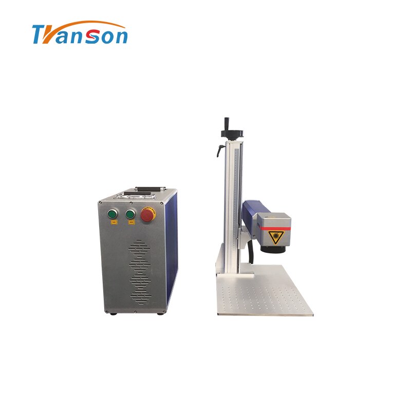 Mini Fiber Laser Marking Engraving Machine Raycus 20W 30W 50W 1064nm For Metal Jewelry Plastic