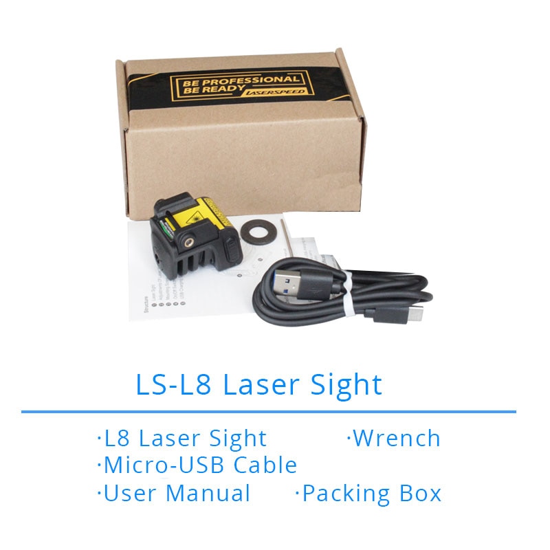Mini Green Red Laser Sight USB Rechargeable Tactical Glock Accessories Beretta 92 Mira Laser Red 9mm Gun Sight for Shooting - Image 5