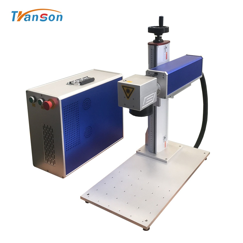 Mini Raycus 20W 30W 50W Fiber Laser Metal Jewelry Silver Gold Engraver Marking Machine