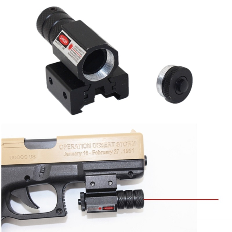 Mini Red Dot Laser Sight For Pistol Adjustable 11/ 20mm Picatinny Rail Gun Rifle Pistol Shot Airsoft Hunting Accessory
