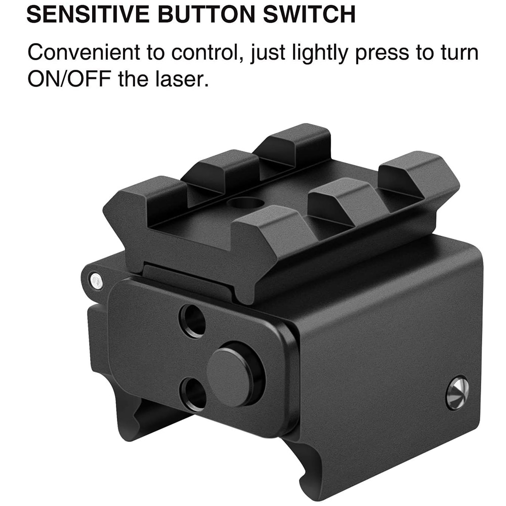 Mini Red Laser Red Dot Gun Sight with Rail Mount for Pistol Handgun Low Profile Rifle - Image 3