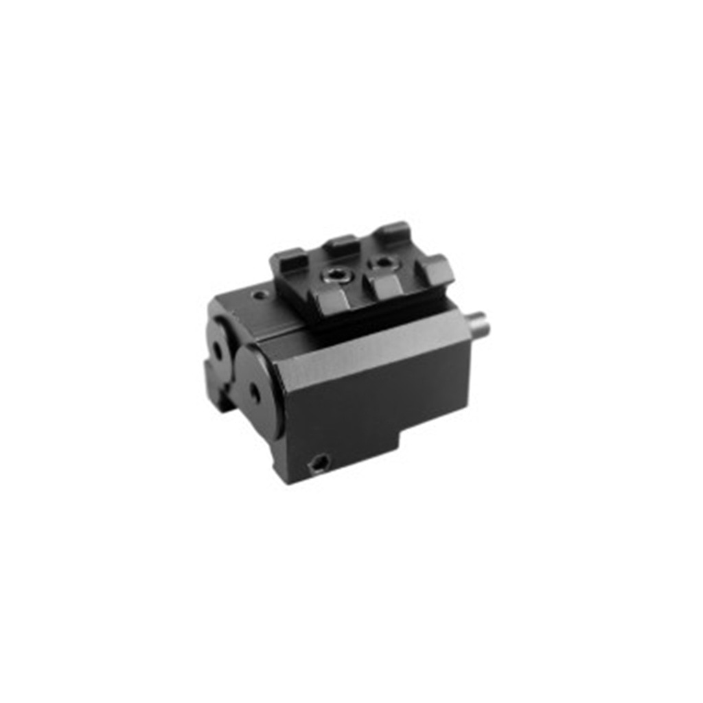 Mini Tactical Red Dot Laser sight Scope 650nm 300m 28x26mm DC 4.5V Dual Weaver For 20mm Rail Mount Compact - Image 3