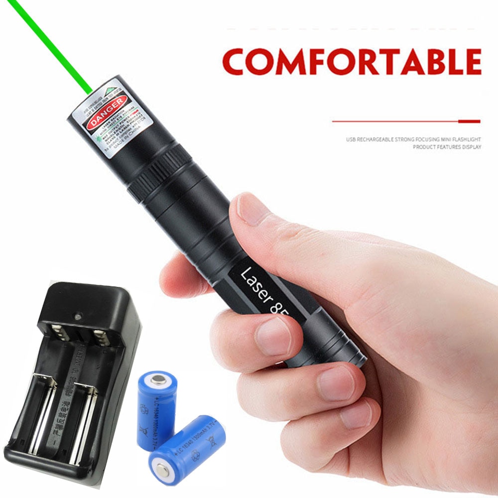 Mini portable laser green dot laser sight 5 milliwatt high power combustion equipment 850 laser series with 16340 battery - Image 2