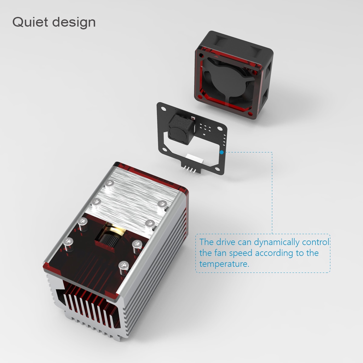 NEJE 30W Laser Head Module Kits 450nm TTL Module for Laser Engraver Machine Cutter 3D Printer CNC Router Millling - Image 2