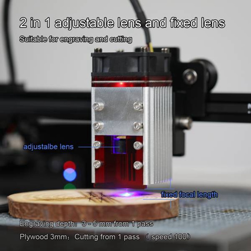 NEJE 30W Module Kit 450 Nm TTL Module for NEJE Engraver Wood Cutting Tool,US Plug - Image 3