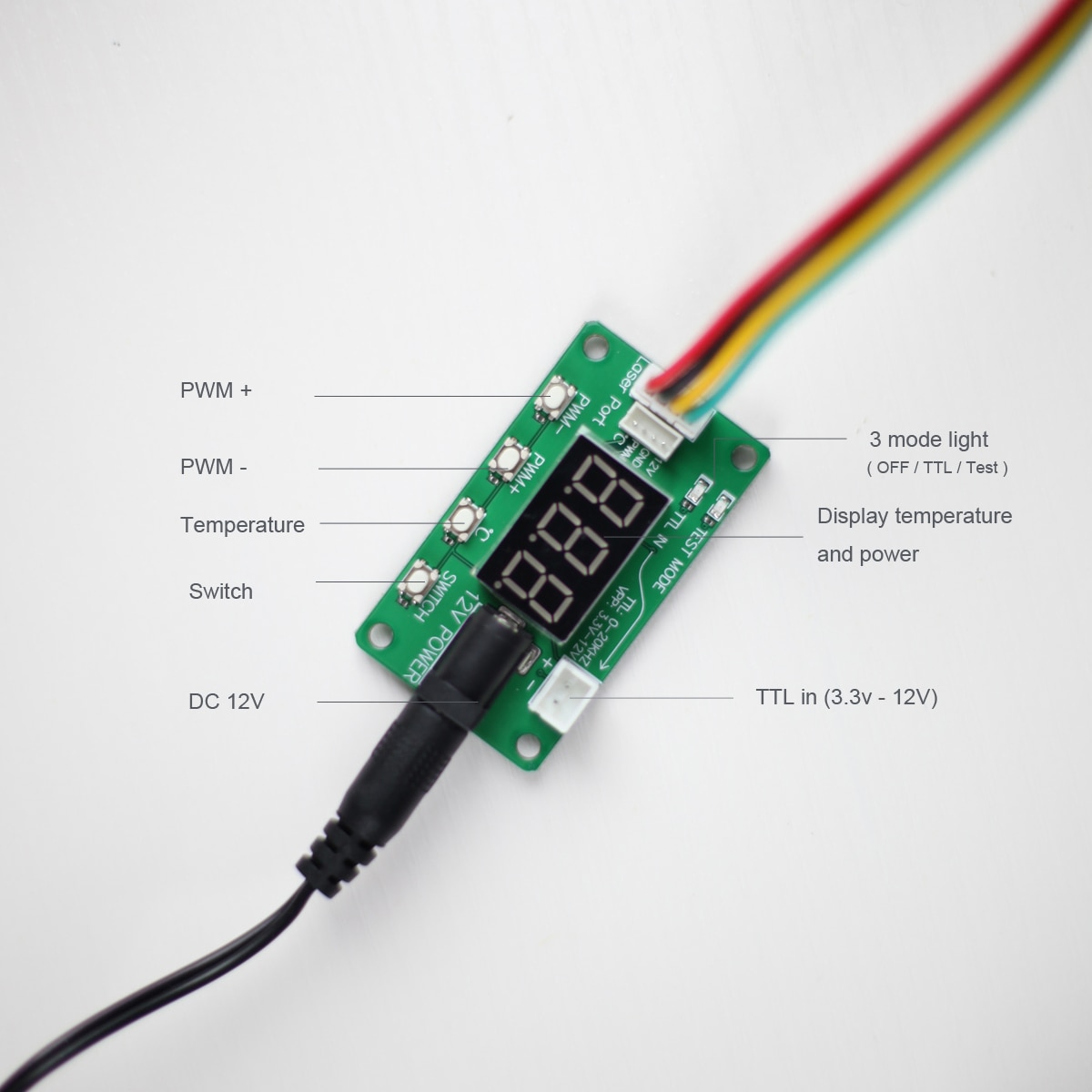 NEJE 3500mW/7W/20W Laser Module Kit Cutting Engraving Module Head 450nm Blue Light With TTL / PWM Modulation for DIY Creation - Image 3