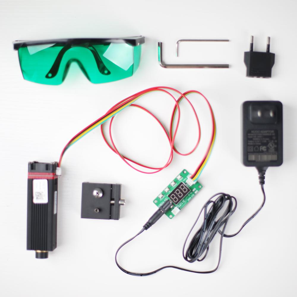 NEJE 3500mW/7W/20W Laser Module Kit for CNC Laser Cutting Machine Laser Engraver DIY Creation,with TTL / PWM Modulation