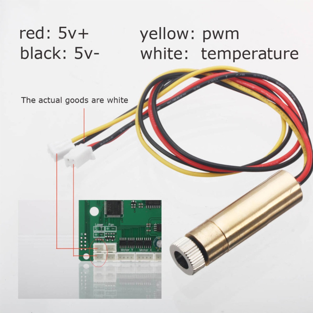 NEJE DK-8-KZ 3000mW Laser Module 445nm 4 Pin TTL/PWM Control Replace Kit Laser Engraver Adjustable Focus DIY Carving Engraving