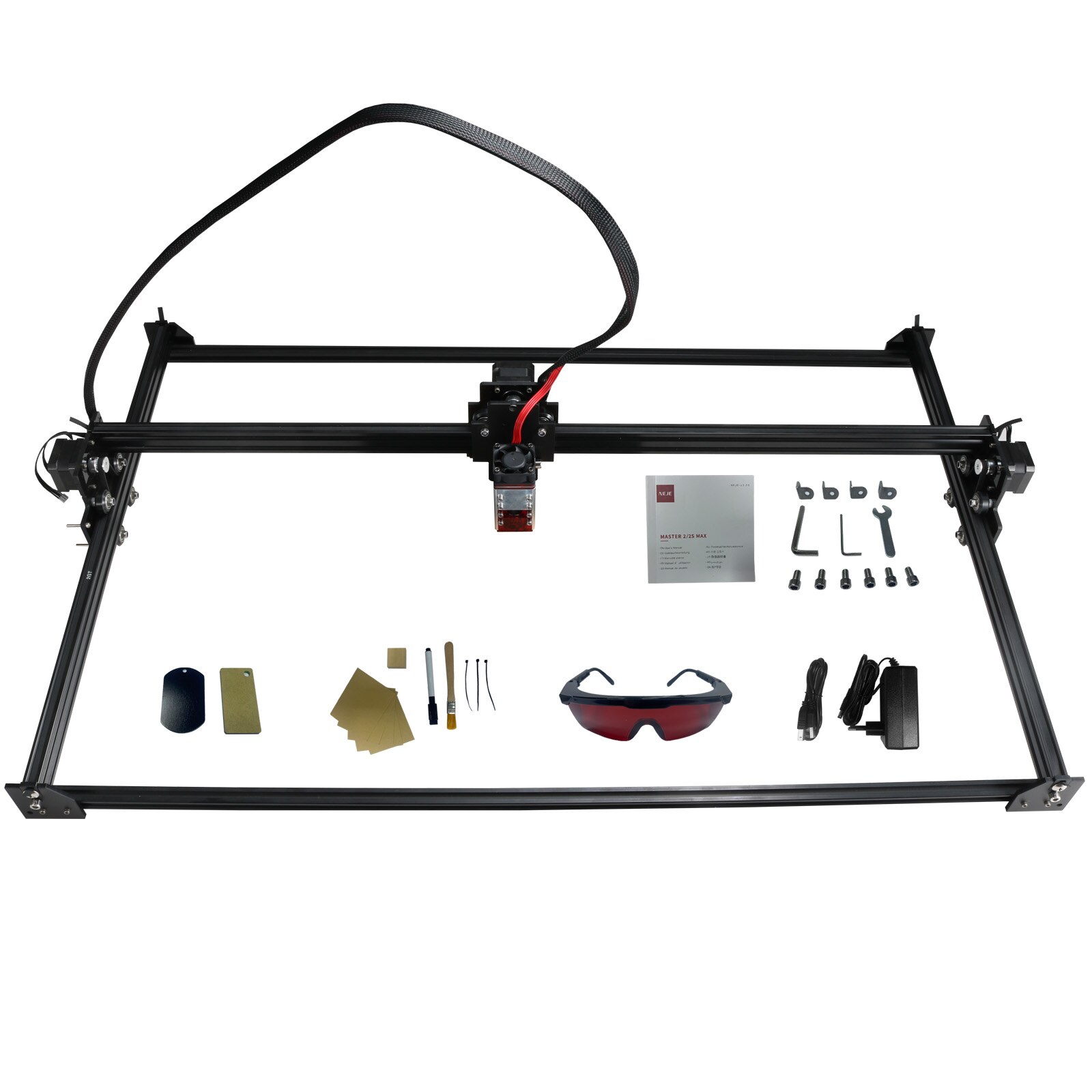 NEJE Master 2S Max 40W CNC Laser Wood Cutter Engraver Cut Engraving Machine with 2 Diodes Module Bluetooth LaserGRBL Lightburn - Image 3