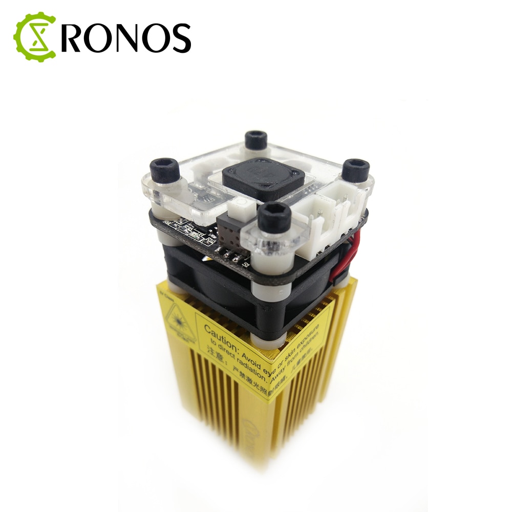 NEW 445nm-2500mw Gold Module Laser DI Messa A Fuoco Blue Laser Incisione Laser Testa, 2.5W Tubo Del Laser Diode 2p Port - Image 2