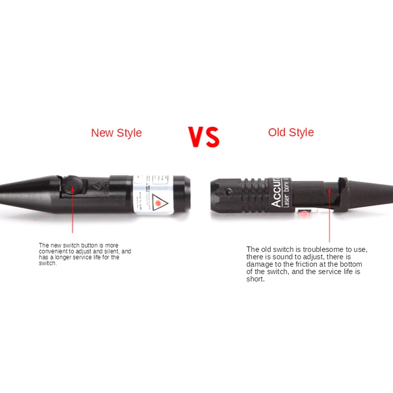 New Tactical Adjustable Adapters Rifles Red Dot Laser Bore Sighter Collimato Hunting .177 to .50 Caliber Handgun Rifle - Image 5