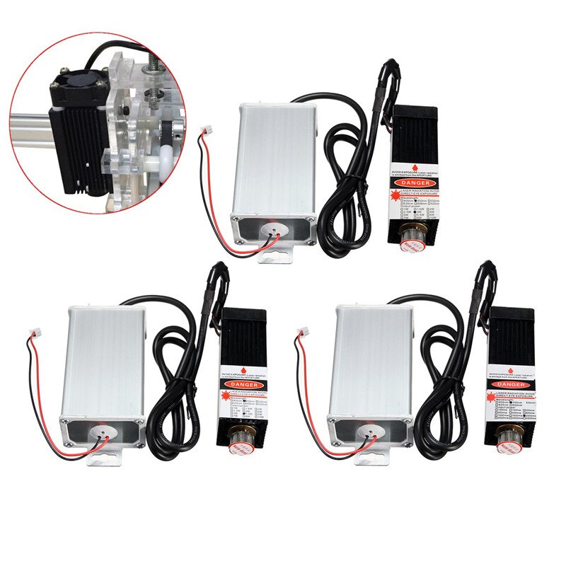 Newest 2W/3W/5.5W 450nm DIY Mini Desktop Laser Head Engraving Machine Module High Power For CNC Engraver Printer/Cutter Machine - Image 2