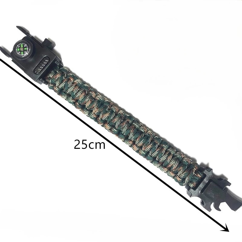 Outdoor Tools LED Light Paracord 550 4mm Bracelet Rope Multi Function Parachute Cord Camping Hiking Fishing Tour First Aid Kits - Image 3