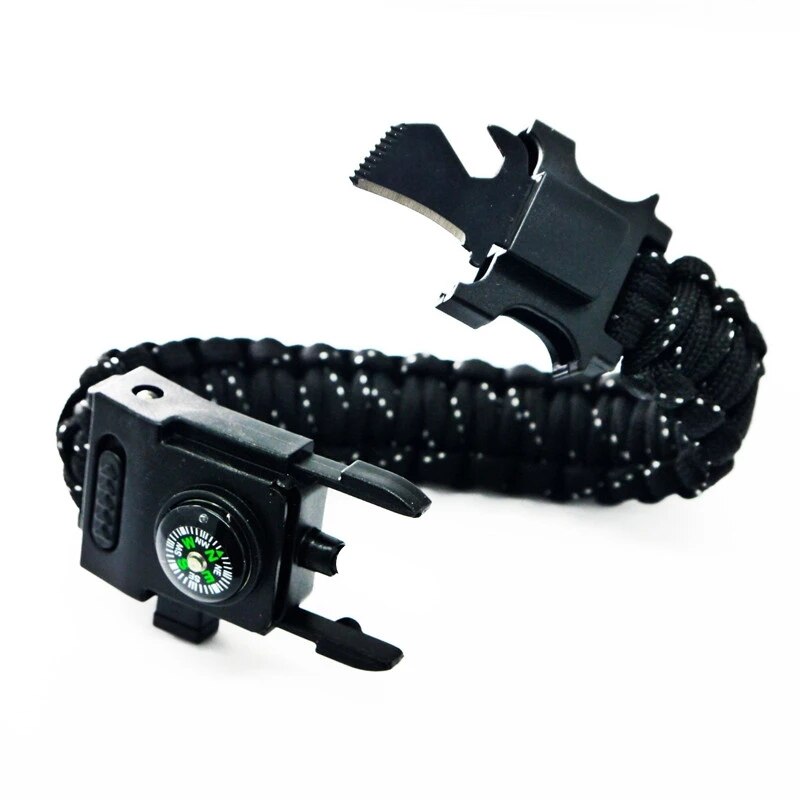 Outdoor Tools LED Light Paracord 550 4mm Bracelet Rope Multi Function Parachute Cord Camping Hiking Fishing Tour First Aid Kits - Image 4
