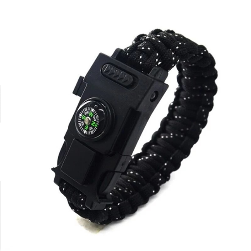 Outdoor Tools LED Light Paracord 550 4mm Bracelet Rope Multi Function Parachute Cord Camping Hiking Fishing Tour First Aid Kits - Image 5