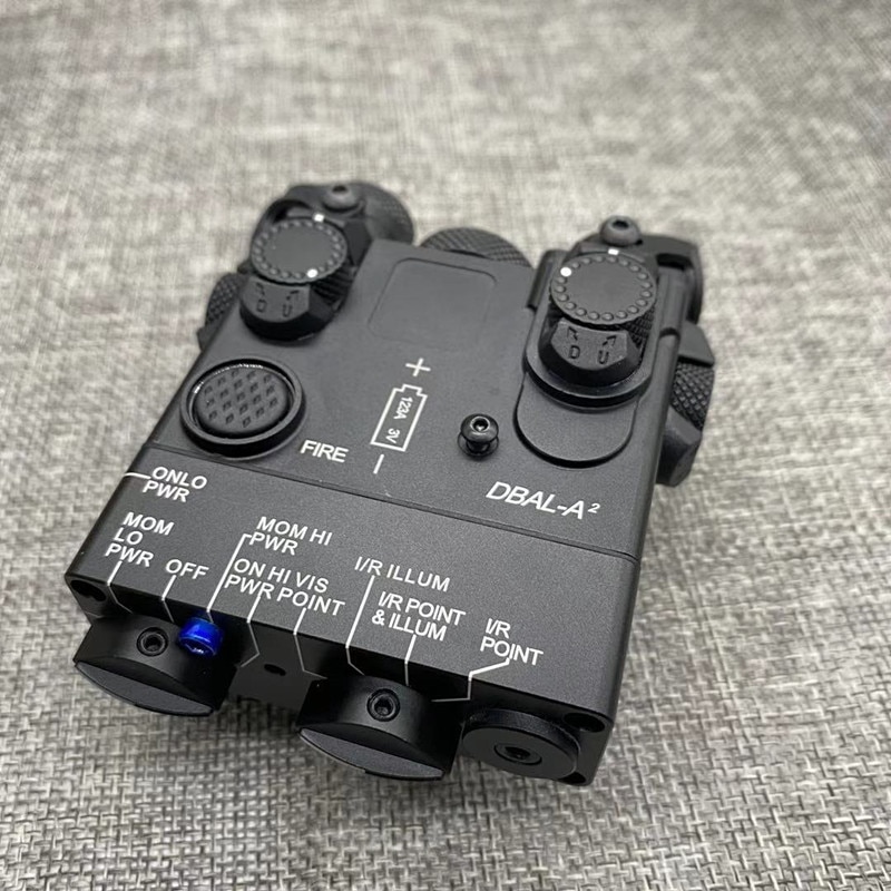 PEQ-15A DBAL-A2 Dual Beam Aiming Laser IR & Red/Green/Blue Laser LED White Light Illuminator with Remote Battery Box Switch - Image 2
