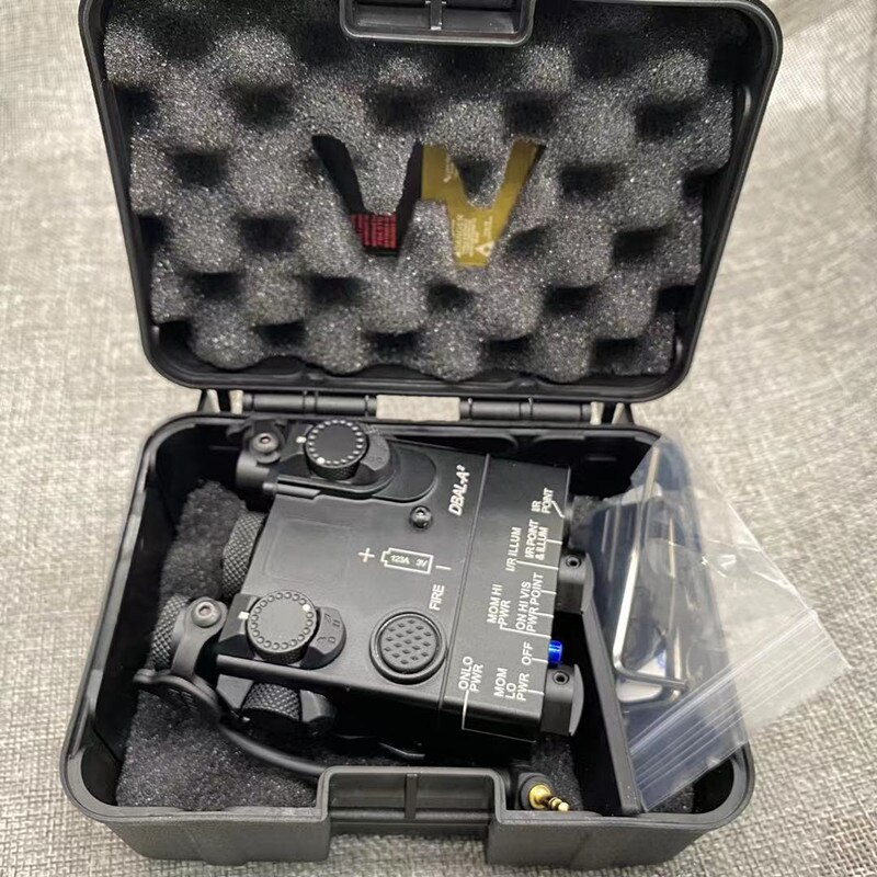PEQ-15A DBAL-A2 Dual Beam Aiming Laser IR & Red/Green/Blue Laser LED White Light Illuminator with Remote Battery Box Switch - Image 3