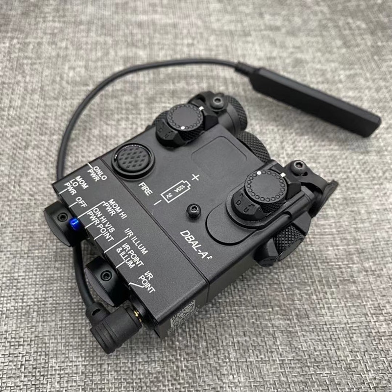 PEQ-15A DBAL-A2 Dual Beam Aiming Laser IR & Red/Green/Blue Laser LED White Light Illuminator with Remote Battery Box Switch - Image 4