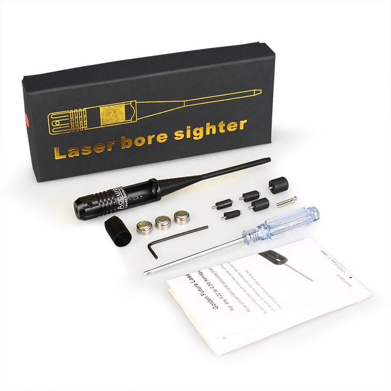 PPT Laser Bore Sight Collimator Wavelength 635-655nm Color Black Tactical Hunting gs20-0036 - Image 5