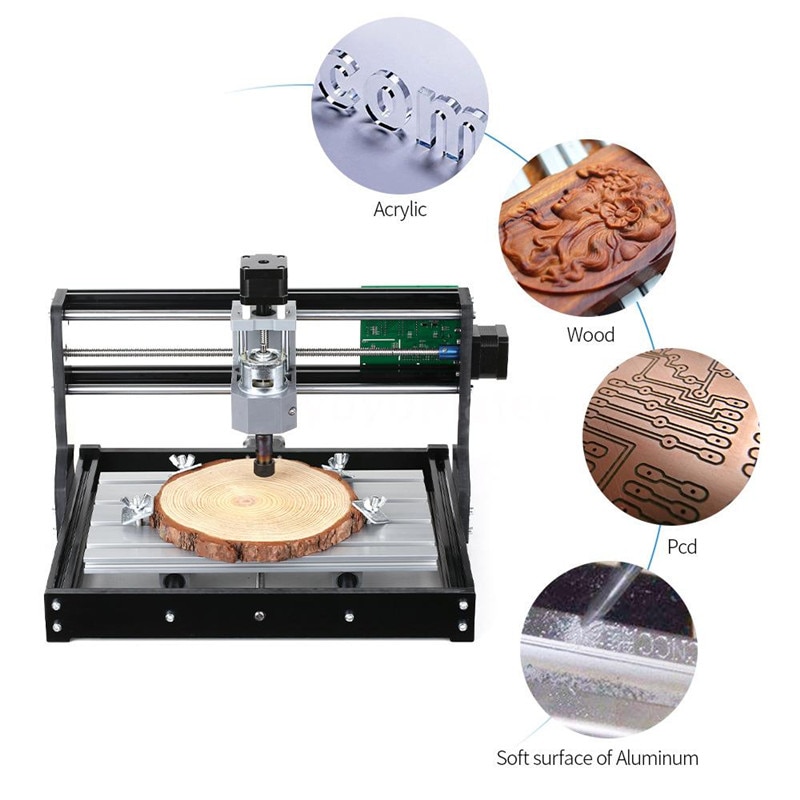 Portable 3018 3Axis Mini DIY CNC Router Adjustable Speed Spindle Motor Wood Engraving Machine Milling Engraver - Image 5