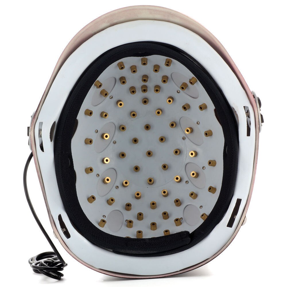 Portable 650nm Laser Cap Red Light 64 / 128 Diodes LLLT Therapy Hair Regrowth Promoter Hair Loss Treatment Helmet With Glasses - Image 2