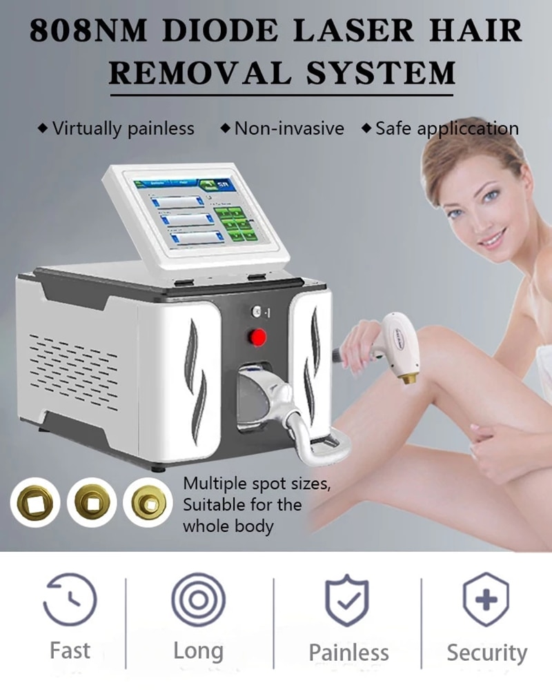Portable Diode Laser Hair Removal Machine 1200W High Power Soprano Ice Platinum Speed 755 808 1064nm laser Epilator - Image 4
