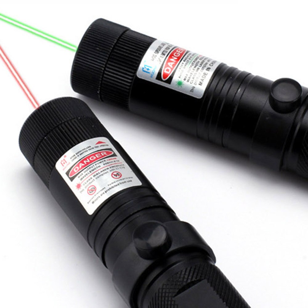 Portable high power USB green laser red Purple laser view 10000m 5MW adjustable laser focus 303 pen combination - Image 5