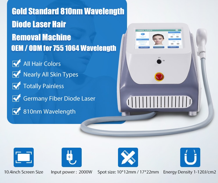 Portable three-wavelength 755nm 808nm 1064nm diode laser/808nm laser diode freezing point painless hair removal machine - Image 2